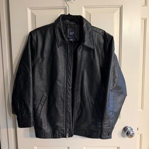 GAP Women’s Black Leather Jacket